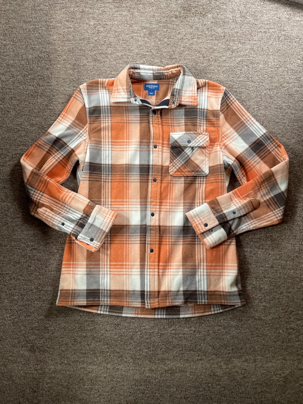 Arizona Fleece Flannel. Men’s Medium, NWOT